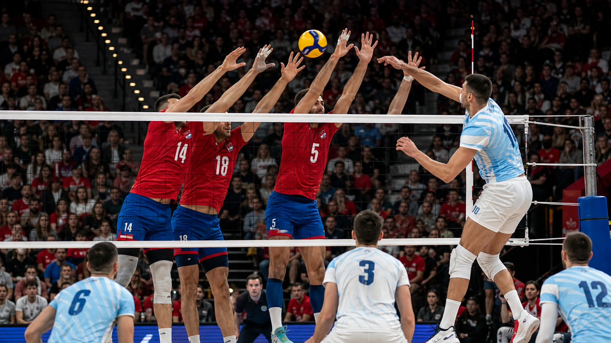 Serbia Beat Argentina 3-1 to Open 2026 VNL in Brazilia