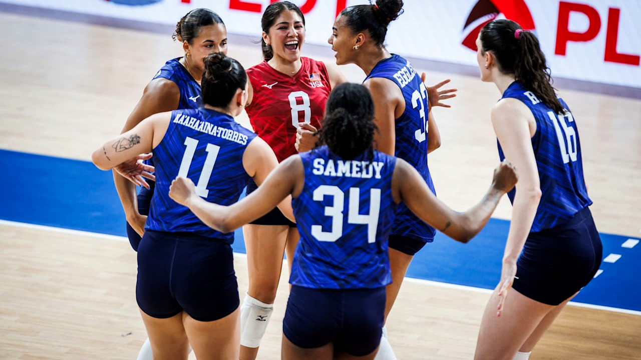 Serbia Take One Set but USA Close the VNL Match in Four