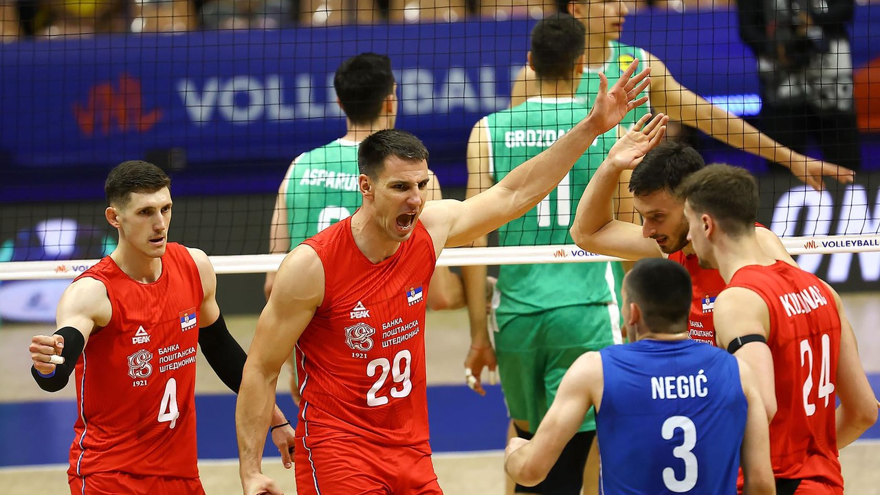Serbian men's volleyball team continues its Mediterranean Games camp in Ruma