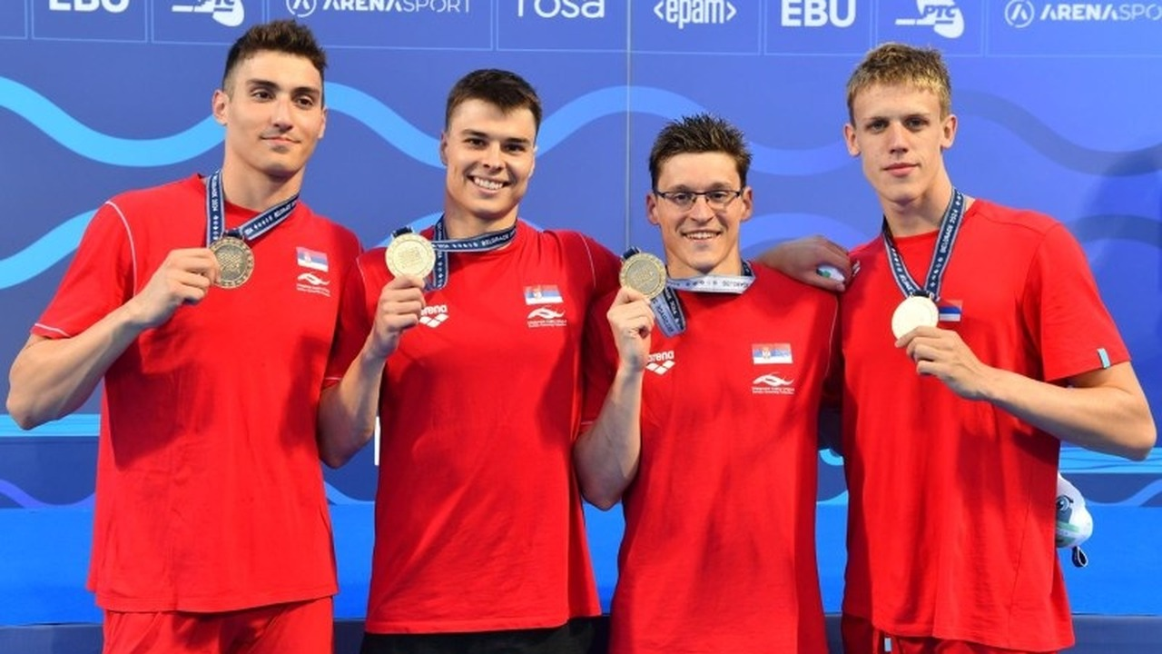 Serbian swimmers open European Championships in Paris