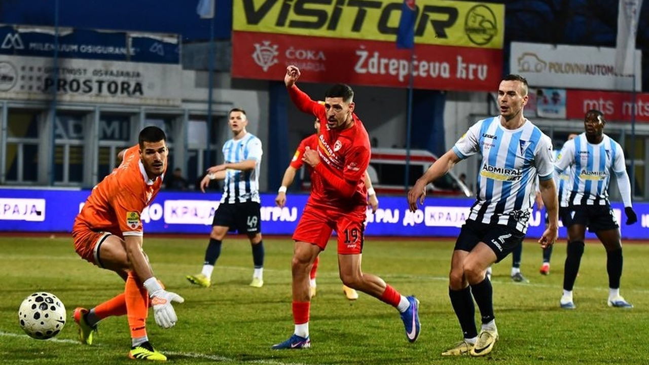 Radnicki 1923 beat IMT 2-1 after a tense finish in Kragujevac